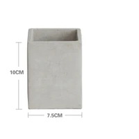 3d concrete planter molds square cube silicone cement mold for flower pot desktop decorating flowerpot vase mould
