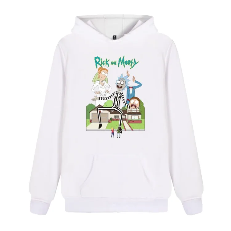 LUCKYFRIDAYF Rick And Morty мужская толстовка с капюшоном Harajuku/Женская хлопковая Осенняя аниме-Толстовка Кепка для мужчин/женщин толстовки уличная одежда