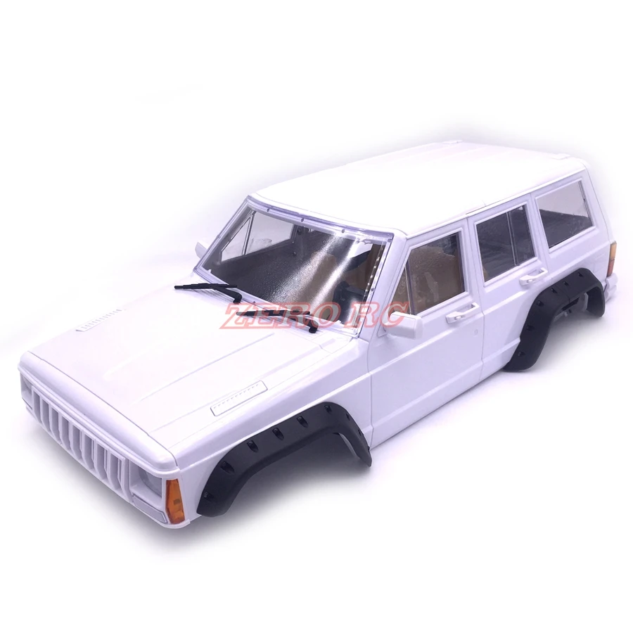 1/10 Cherokee XJ жесткий пластиковый корпус 313 мм Колесная база для RC грузовик осевой SCX10 и SCX10 II 90046