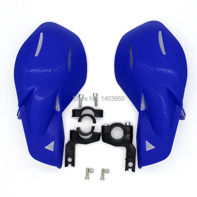Голубые алюминиевые накладки для мотоцикла 22 мм защита рук Honda Suzuki грязь MX ATV|hand