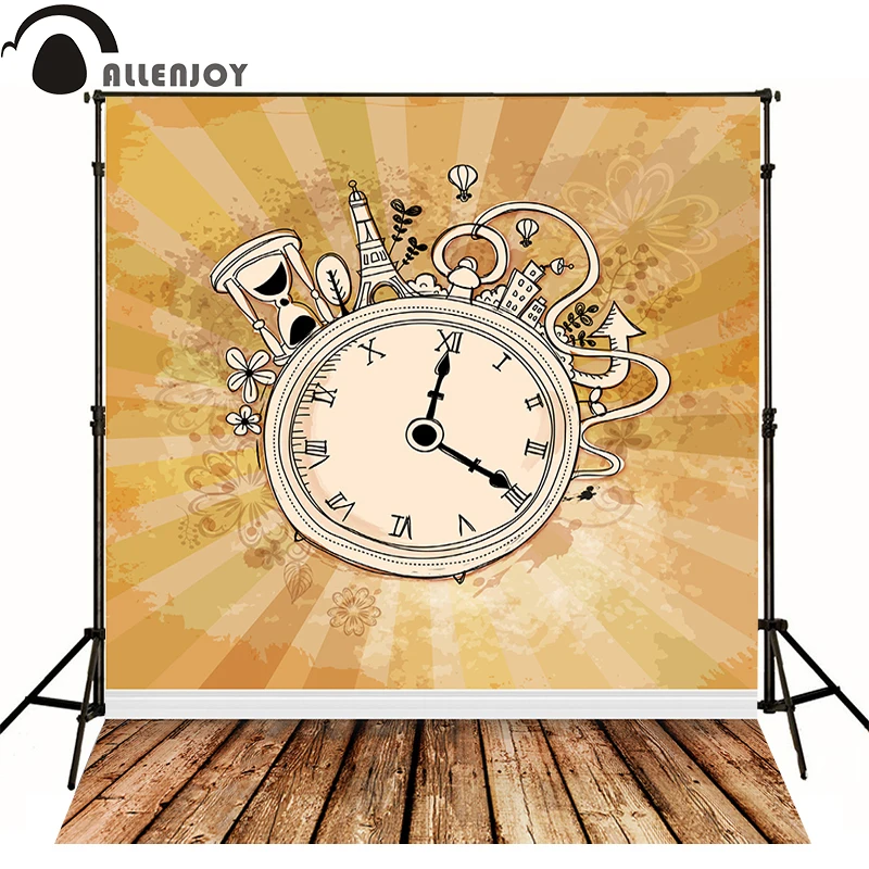Allenjoy фотофоны доска склеивание часы полосы оригинальный дизайн фоны для