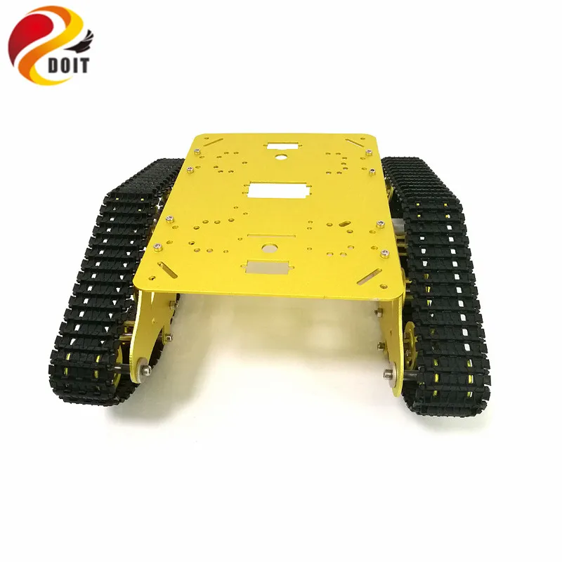 TS300 гусеничный робот Smart Car платформа с системой амортизации для Arduino Raspberry Pi Набор