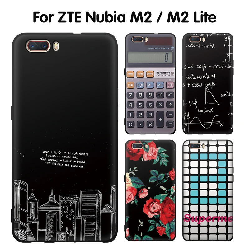 EiiMoo для zte M2 чехол для телефона zte Nubia M2 чехол 5,5 силиконовый мягкий чехол с мультяшным принтом для Funda zte Nubia M2 чехол