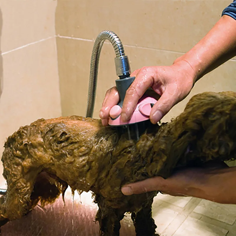 1 шт. насадка для душа с распылителем кошек и собак многофункциональная