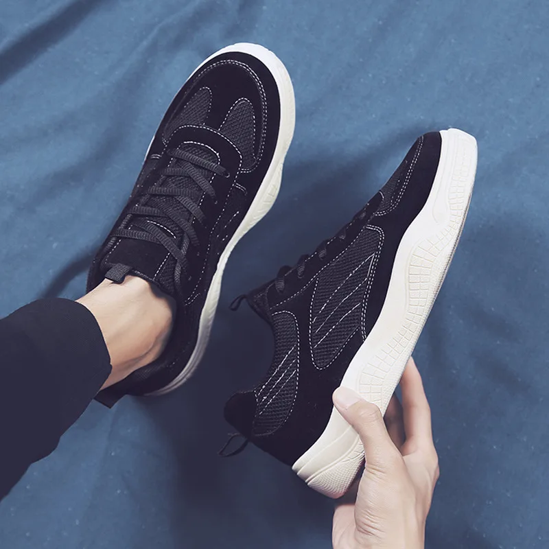 Маленькая белая мужская обувь новинка весны 2019 Мужская для отдыха модная