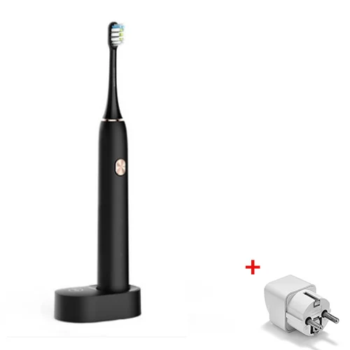 Xiaomi SOOCAS SOOCARE X3 умная Соник электрическая щетка Bluetooth Водонепроницаемая беспроводная зарядка Android iOS MiHome приложение пульт дистанционного управления - Цвет: Black X3S EU