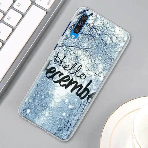 05 Пейзаж Зима светильник снег чехол КРЫШКА ДЛЯ samsung Galaxy A30 A40 A50 A70 A6 A8 плюс A7 A9 M30 чехол для телефона Coque - Цвет: 05