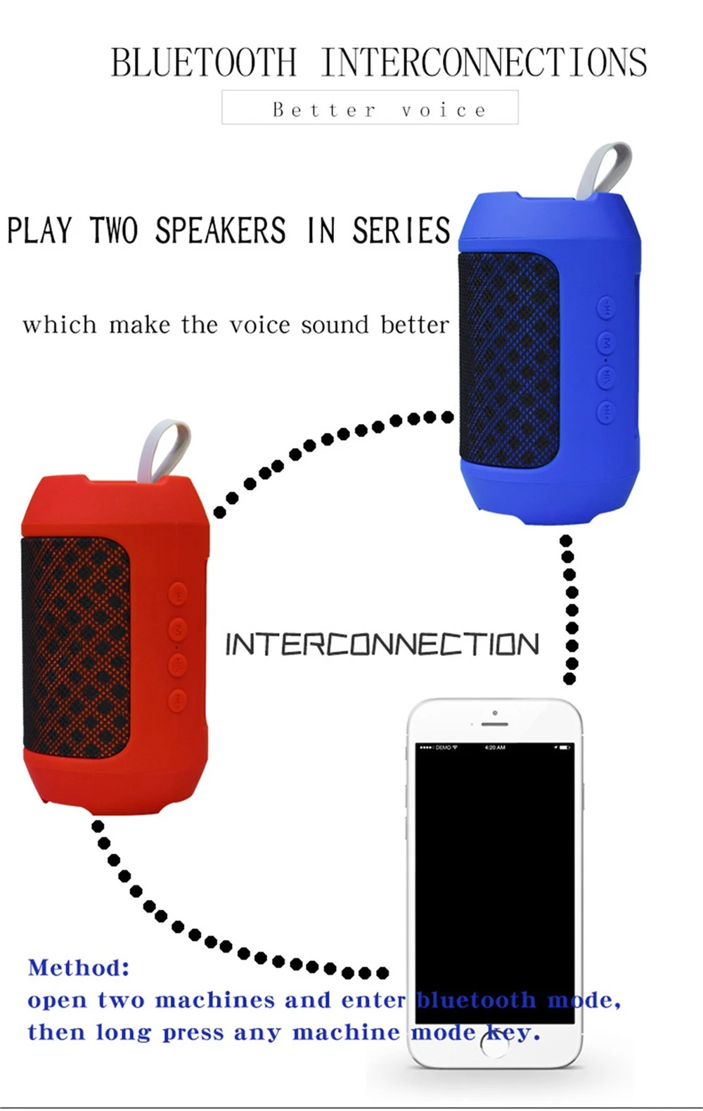 Портативная колонка Bluetooth динамик беспроводной сабвуфер бумбокс стерео музыкальный центр HiFi mp3 звуковая коробка для компьютера ноутбука