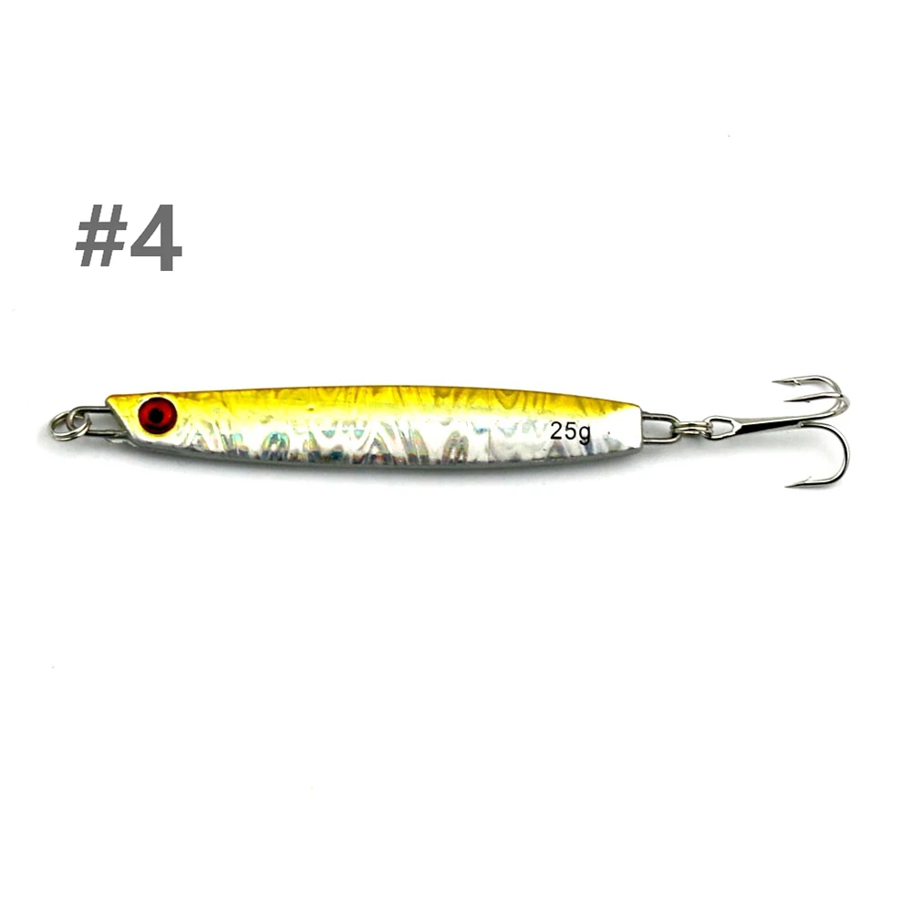HENGJIA 10pcs Metal Pesca Isca Artificial Fishing Jigs Tackle 8cm 25g Hard Bait Jigging Lures LB026 | Спорт и развлечения