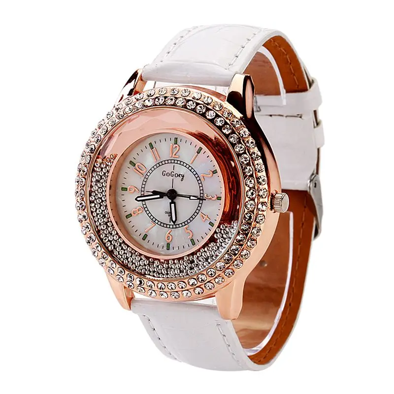 Relojes Mujer 2017 Лидирующий бренд модные женские часы кожаным браслетом Кварцевые