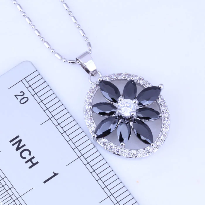 Любовный монолог классический черный имитация оникс кубического циркония