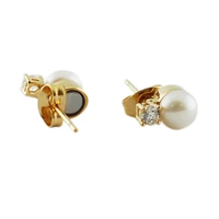 2018 genuine freshwater pearl earrings magnetic stud earrings for women super deal