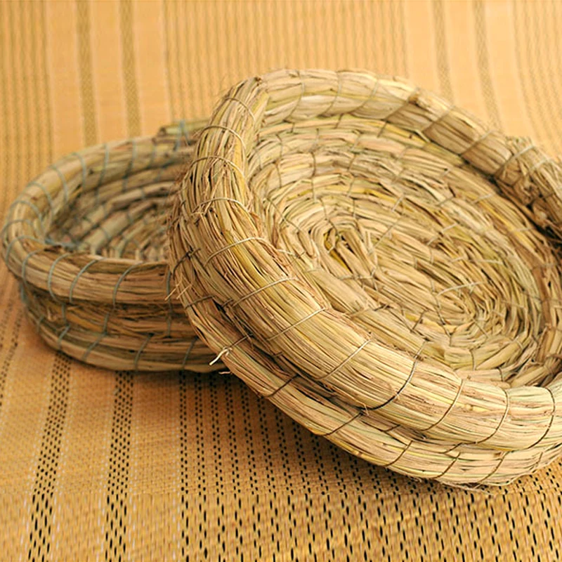 Dove Guinea pig кролик животное дом кровать хомяка Шиншилла рисовое соломенное гнездо