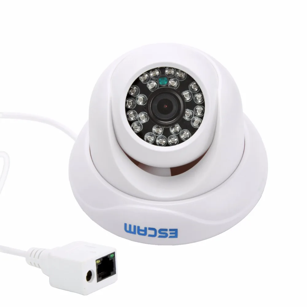Escam QD500 Onvif видеонаблюдения безопасности Камера 1MP HD 720 P Ночное видение P2P Крытый