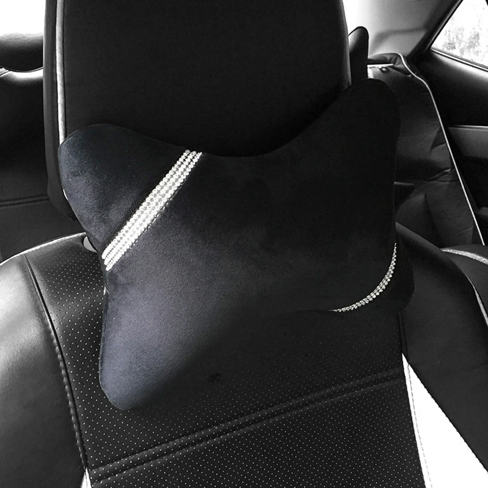 Шикарная шикарная подушка для отдыха на сидении автомобиля блестящая