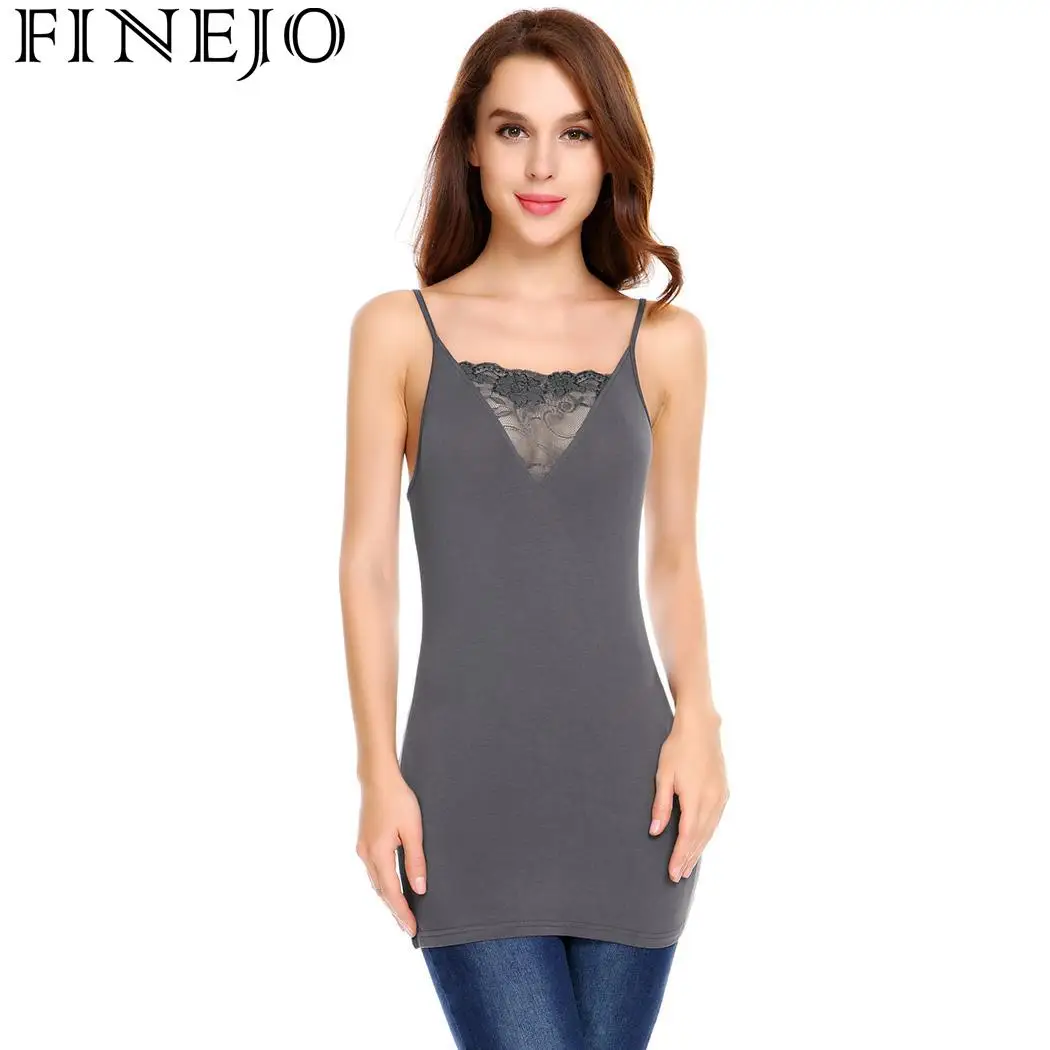 Женские кружевные топы без рукавов FINEJO Cami|Топы| |
