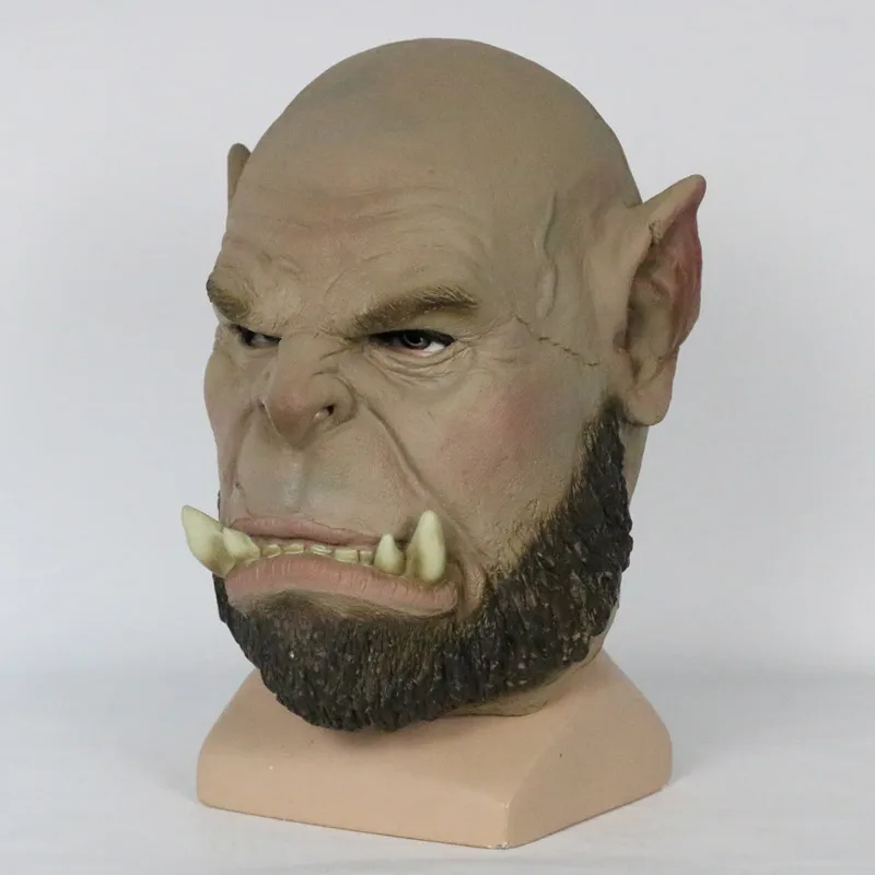 

2016 Movie Cosplay World of War craft Mask Ogrim Doomhammer Latex Mask Party Halloween Helmet Mask