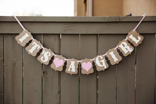 Это баннеры для дня рождения маленьких мальчиков и девочек крафт-бумага реквизит