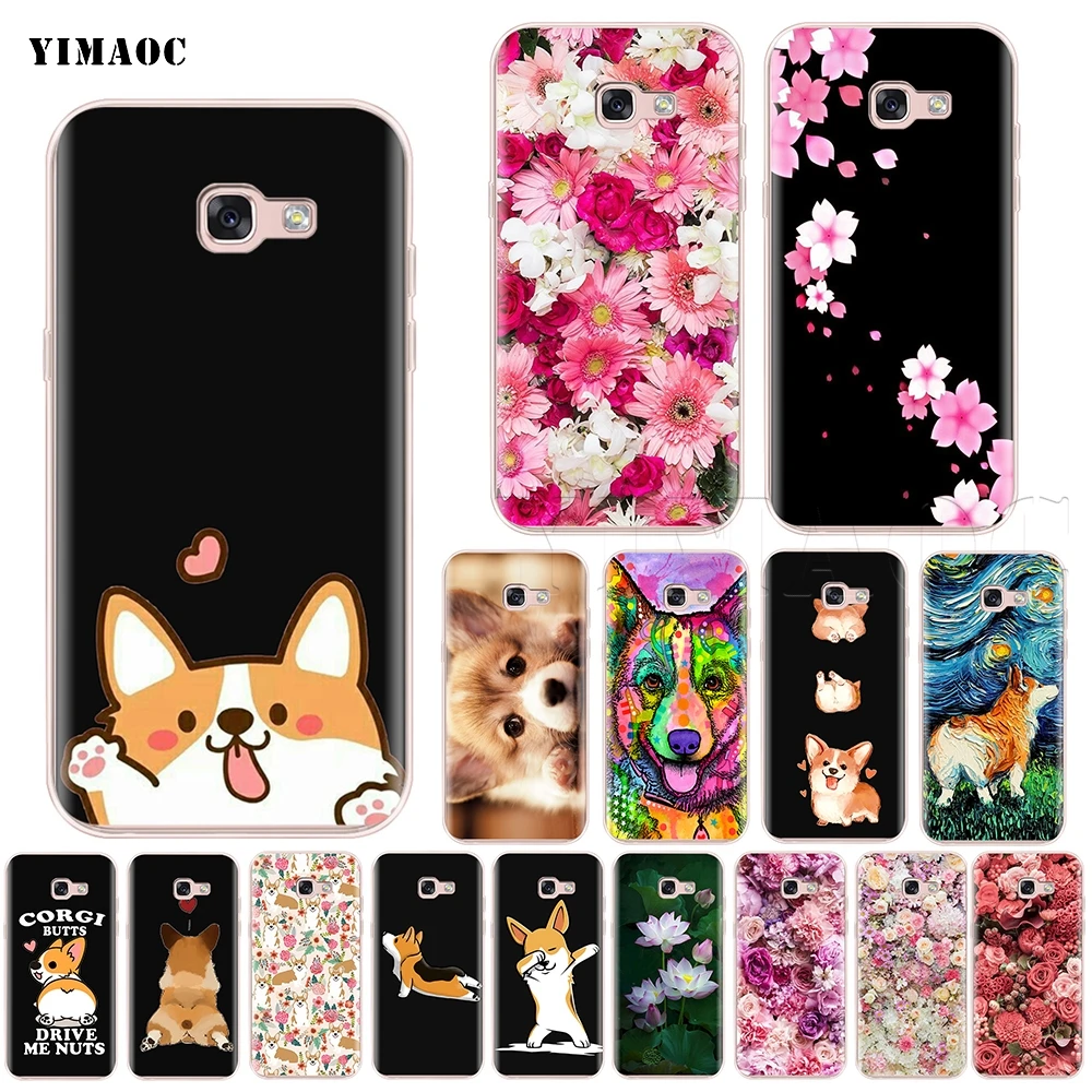 Силиконовый чехол YIMAOC для Samsung Galaxy A7 A8 A9 A10 A20 A30 A40 A50 A70 M10 M20 M30 S10e J6 Plus|Бамперы| |