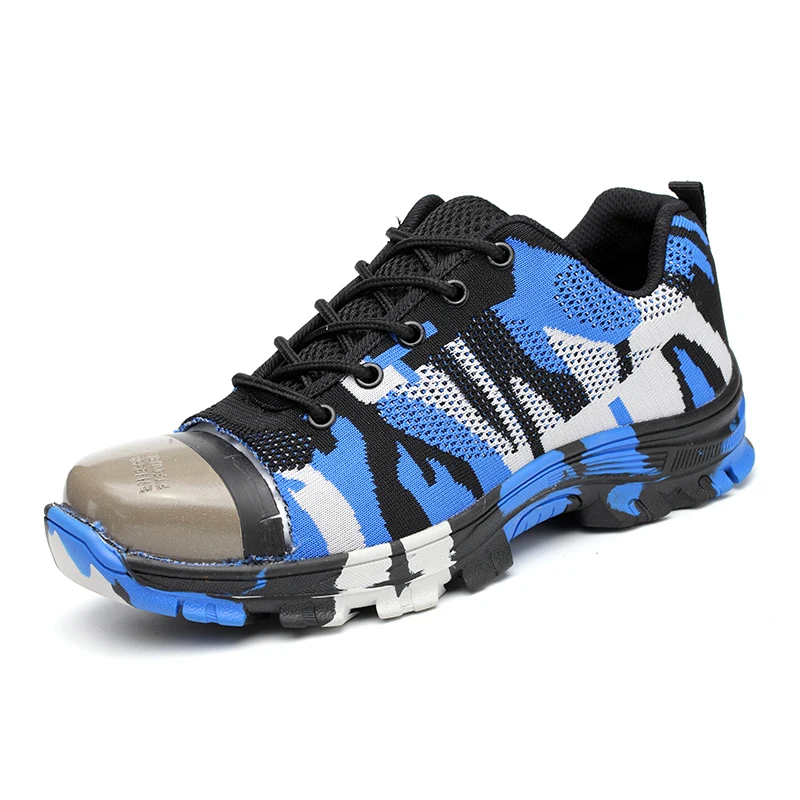 Men Work Safety Boots Plus Size Outdoor Steel Toe Cap Military Shoes Camouflage Puncture Proof Army | Обувь