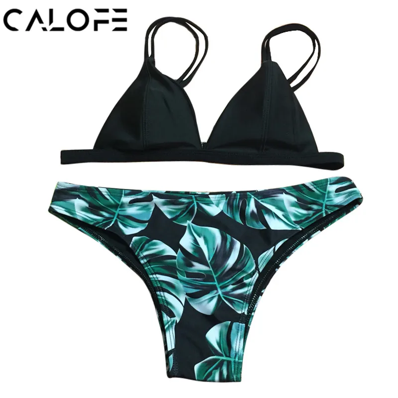 Женский купальник бикини с пуш-апом и низкой талией | Женская одежда