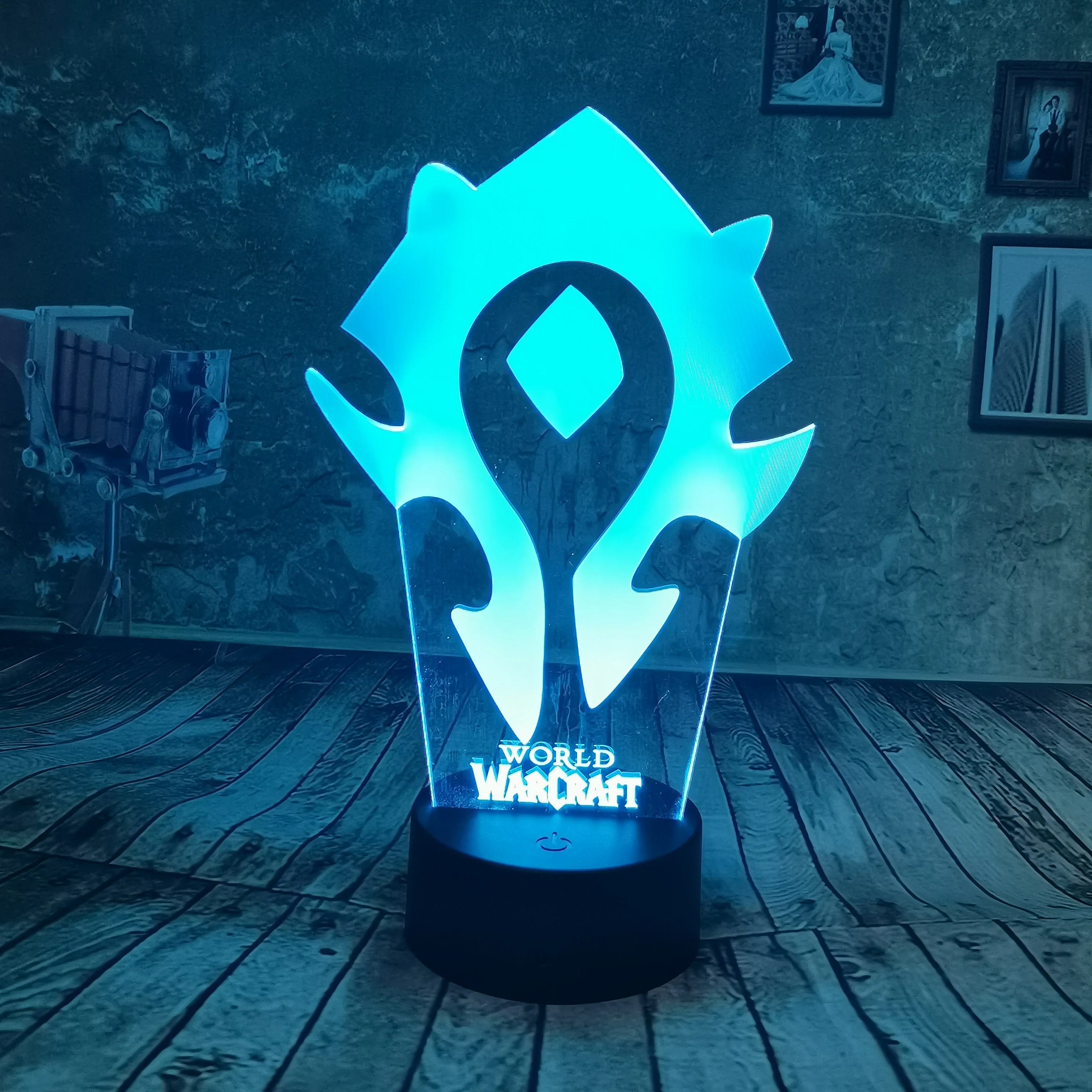 Прямая поставка новинка World Warcraft лампа 7 видов цветов градиентный светодиодный