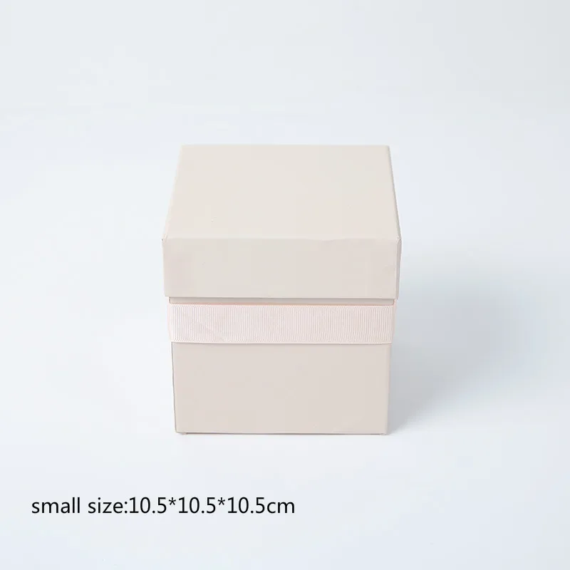 light pink Маленькая Цветочная композиция коробка с ручкой цветочный букет розы коробки коробка для упаковки подарка Свадьба День святого Валентина DIY Декор - Цвет: light pink