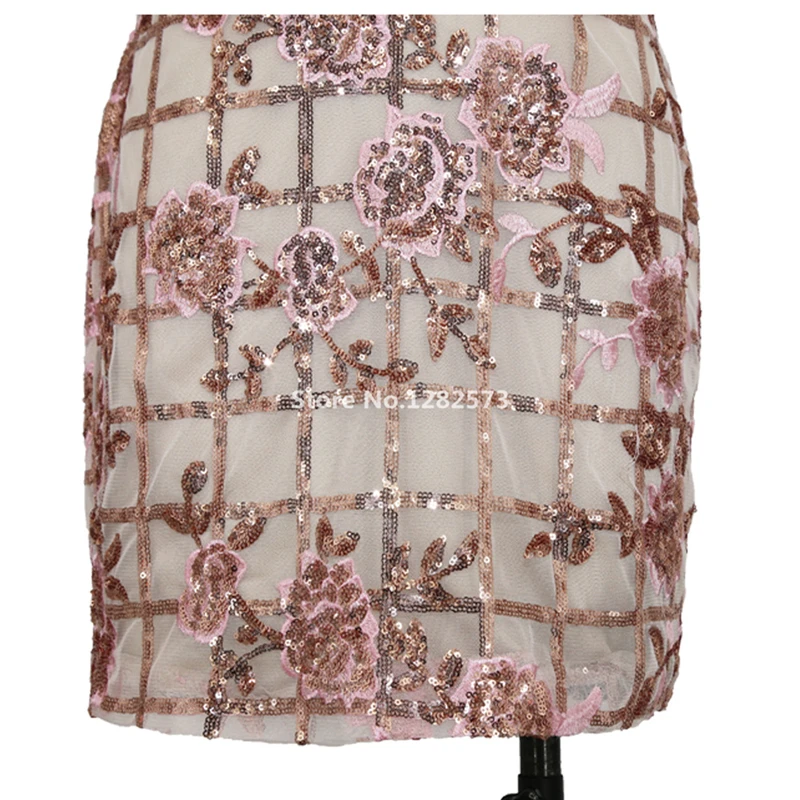 В наличии Сексуальная Холтер спинки блестками Оболочка коктейльные платья