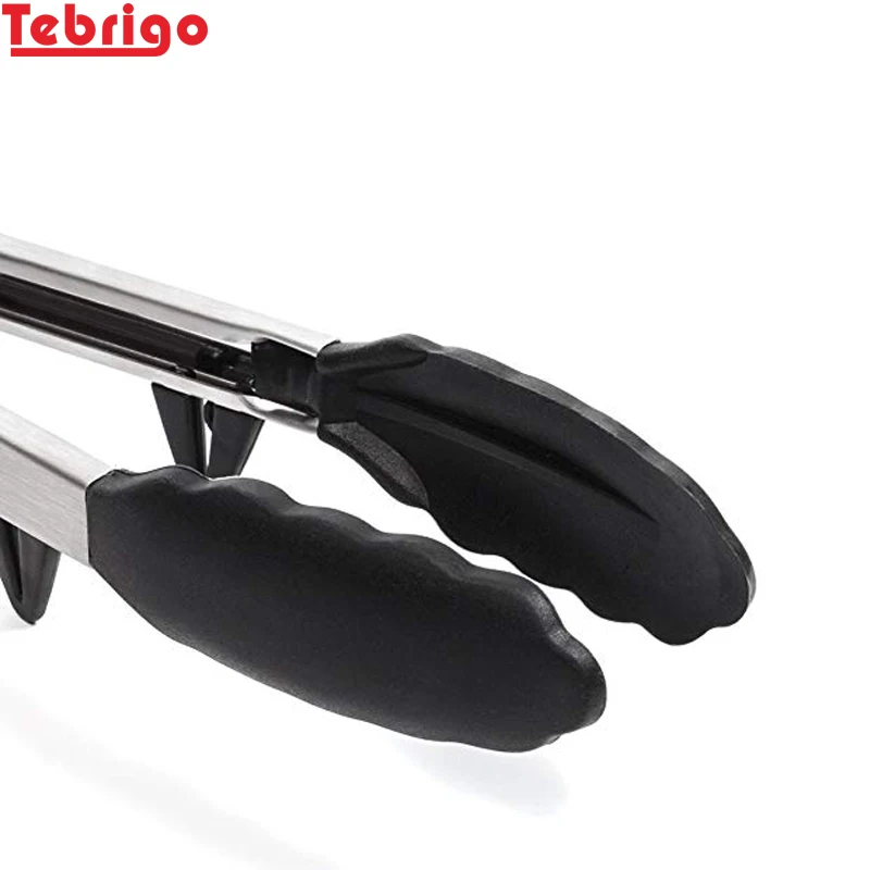Тебриго 1 дюймов шт. 12 кухня щипцы для барбекю Тонг нержавеющая сталь