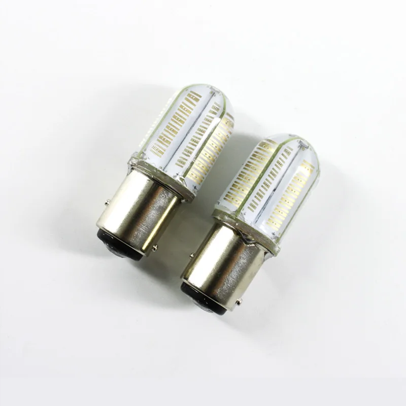 12V 3W 1157 BAY15D BAZ15D COB Светодиодный фонарь для автомобиля задний стоп-сигнал