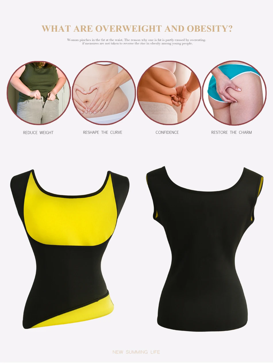 Неопреновый жилет для тренировок по талии Fajas Sweat Body Shaper тонкий корректирующий костюм безрукавки женские корсеты под грудью талии Cincher размера плюс 5XL