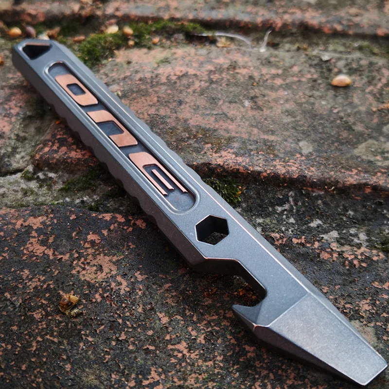 Многофункциональный брелок Crowbar из титанового сплава для повседневного