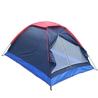 2 persons camping tent single layer beach tent outdoor sun shelter travel windproof waterproof awning tents summer tent with bag