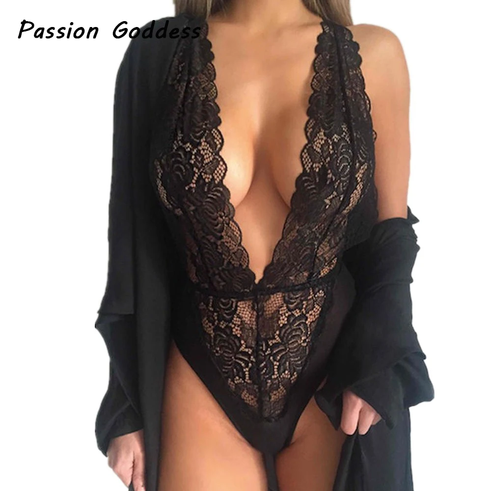 Женские кружевные сетчатые комбинезоны прозрачные короткие облегающие боди
