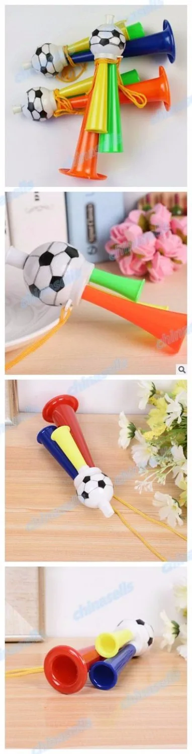 1 шт. красочные три трубки громкие голосовые рожки вечерние футбольные