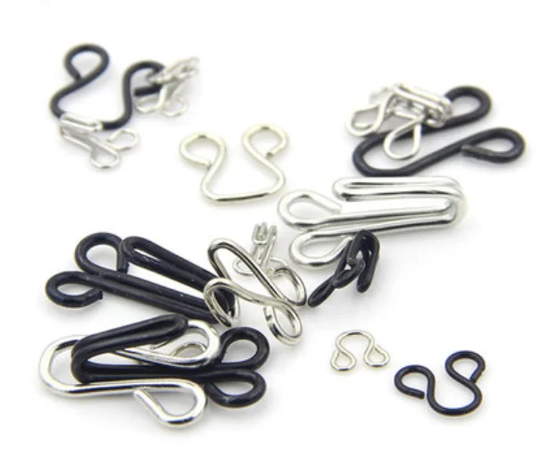 10 шт./лот металлическая застежка-крючок для воротника нижнее белье невидимая