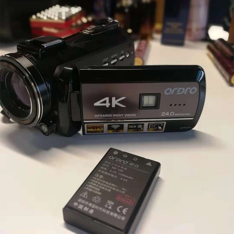 1700mah Np-120 перезаряжаемые видеокамеры батарея камеры для Ordro AC3 AC5 | Электроника