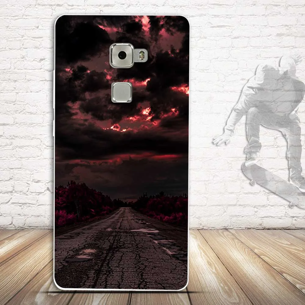 Чехлы для телефонов с рисунком huawei mate S чехол Capas Силиконовый ТПУ Корпус телефона