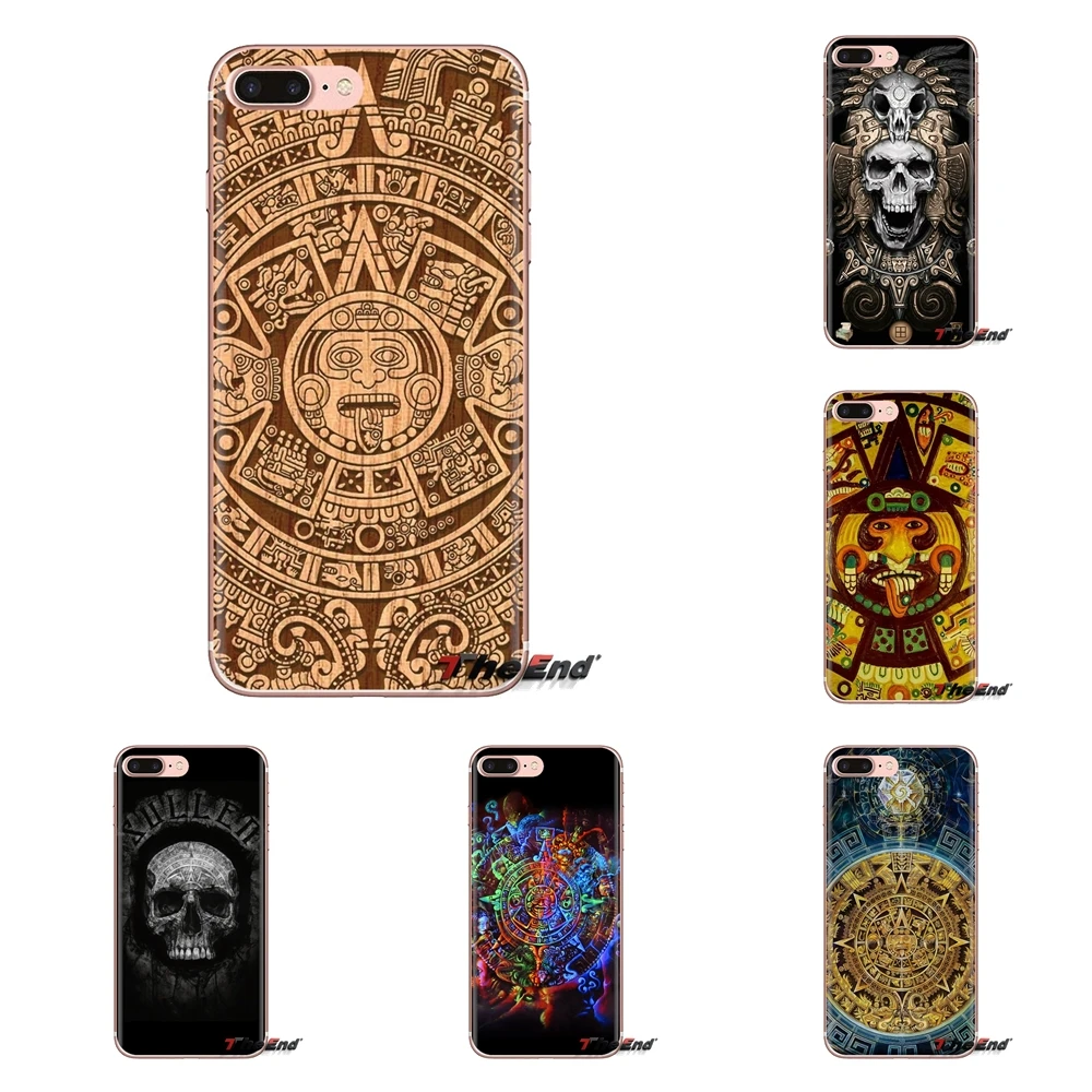 Прозрачные мягкие чехлы для iPod Touch Apple iPhone 4 4S 5 5S SE 5C 6 6S 7 8 X XR XS Plus MAX ацтекский