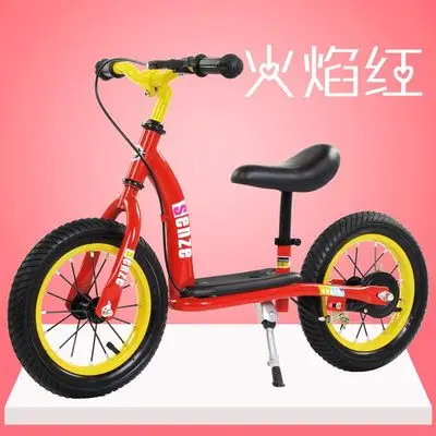 type C red 1" Детский балансировочный велосипед, детские ходунки, самокат для детей 2-3-6 лет, без педалей, детский велосипед для вождения, Luge - Цвет: type C red