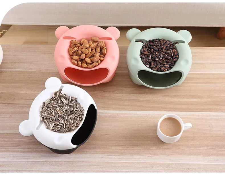 1 шт. креативная коробка для орехов семена дыни тарелка хранения сухофруктов