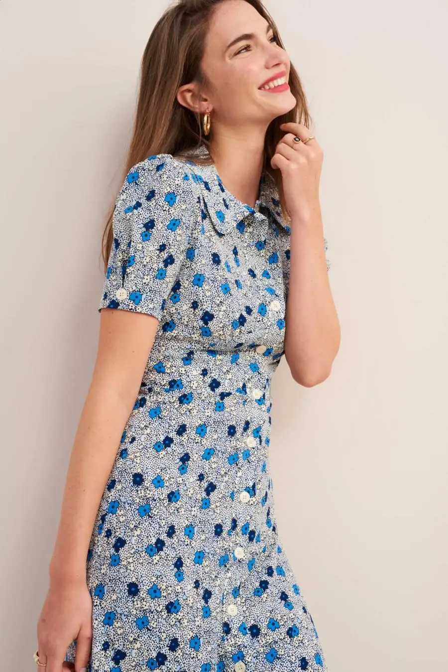 Новинка лета 2020 платье в стиле ретро с цветочным воротником|Женские платья| |