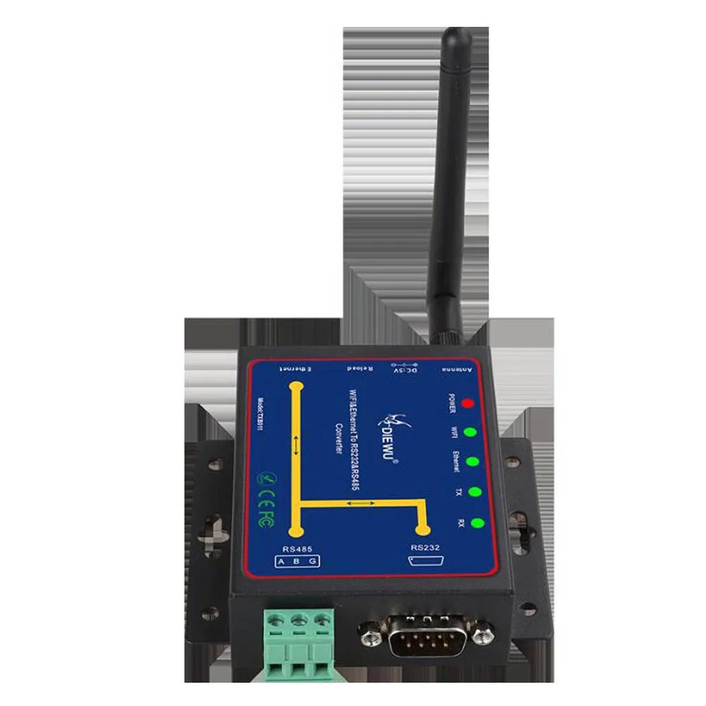 Модуль преобразователя Wi-Fi и Ethernet RJ45 в RS232 RS485 модуль интерфейса