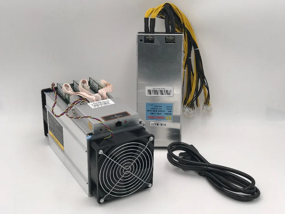 Майнер KUANGCHENG AntMeinr V9 4-й с блоком питания Asic 16nm Btc машина для майнинга биткоинов