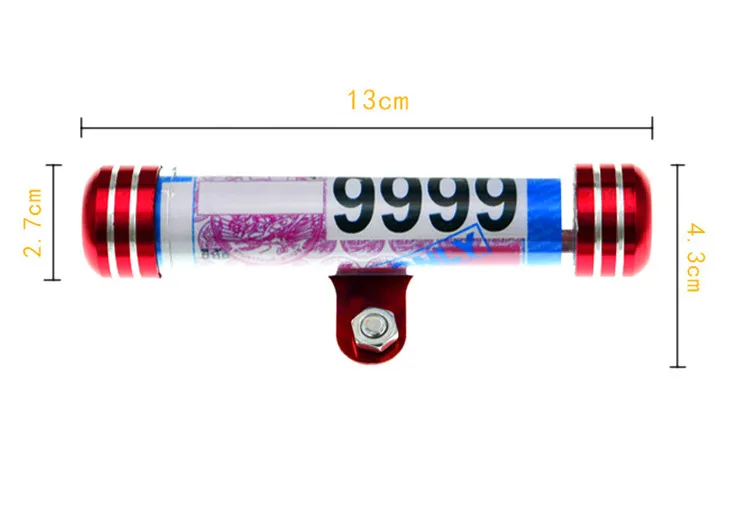 Водонепроницаемый Мотоцикл трубка Налоговый диск бумага Цилиндрический