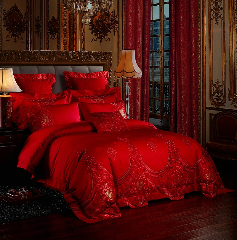 Роскошные комплекты постельного белья с вышивкой постельное белье из