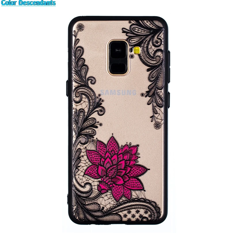 Для samsung Galaxy A8 2018 5 6 ''чехол мягкий термополиуретан + Жесткий Поликарбонат