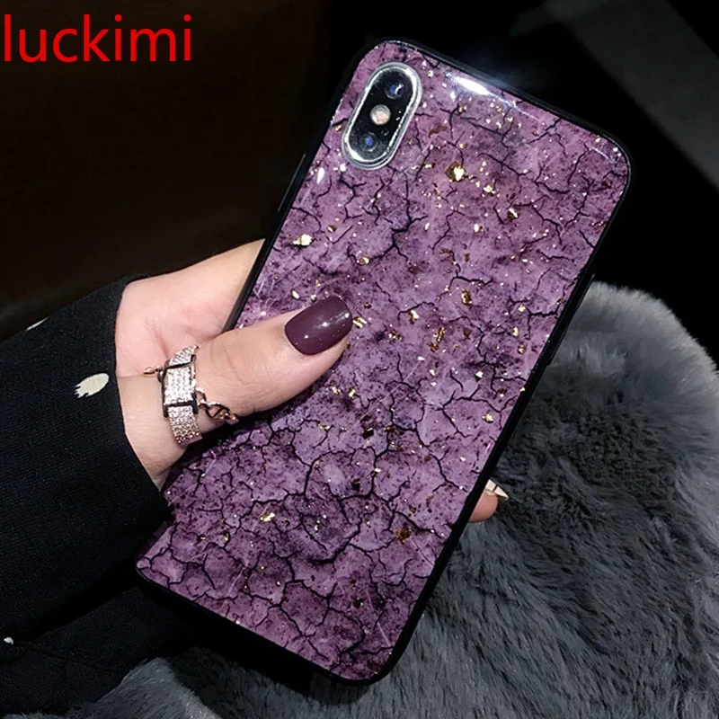 For Huawei P20 Pro Nova 3 3i Honor 10 Nova3 P Smart Plus Gold Bling Marble Case |