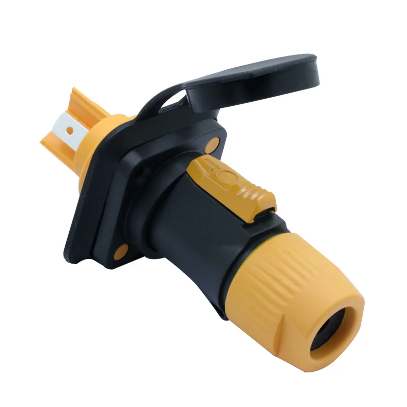 100sets OUT/IN 20A Aviation Waterproof Powercon LED Large Screen Power Plug PA66 Flame-retardant Industrial Connector | Обустройство