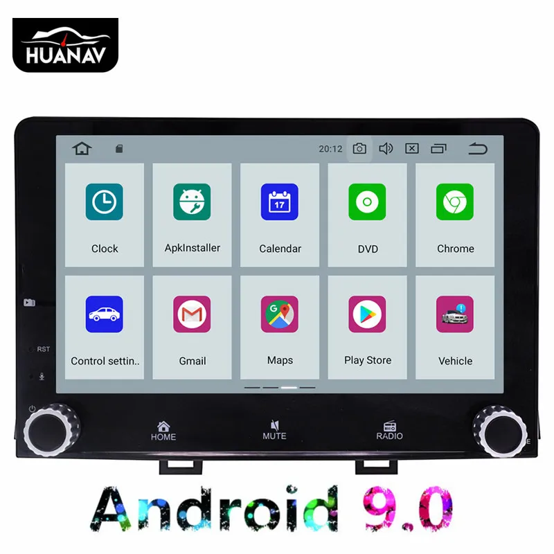 Автомобильный DVD плеер без плеера на Android 9 0 для KIA RIO 2017 2018 GPS навигация